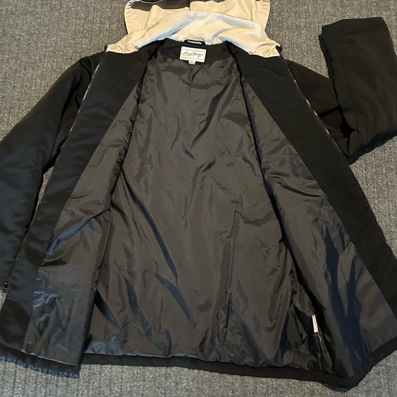 Black Raincoat/Windbreaker with Hood - Picture 13 of 13